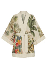 Classic Kimono Tropical Paradise Print