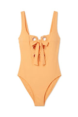 Neon Orange Storm Swimsuit