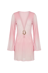 Short Sixty Dress Pink Gradient Print