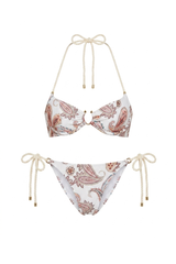 Jaqueline Bikini Pink Paisley Print