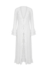 Ruffle Robe Off