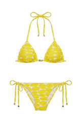 Ripple Bikini in Yellow Leblon Print