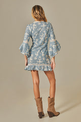 Isabel Dress in Western Print