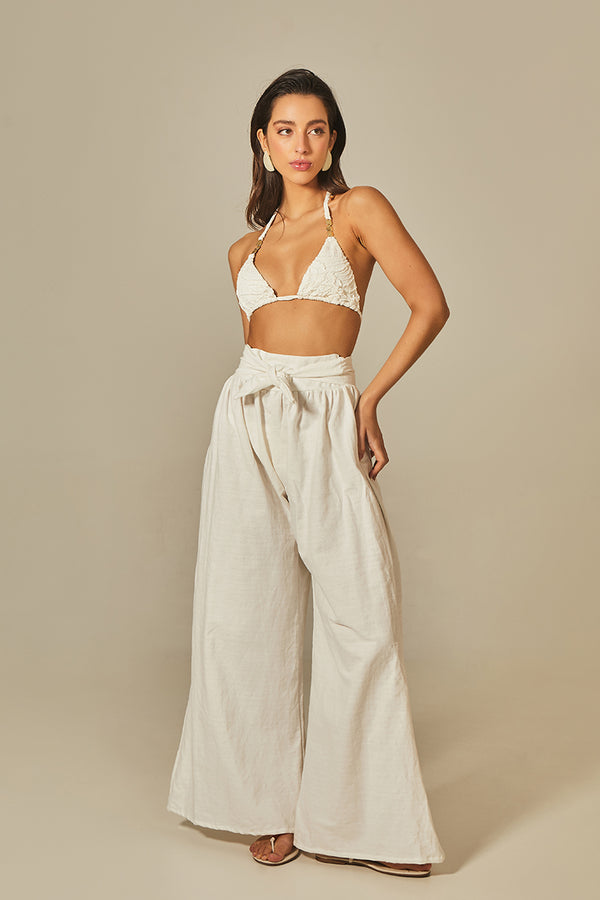 Voil Pants in Off White