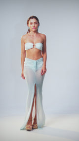 Tule Skirt Green Gradient Print