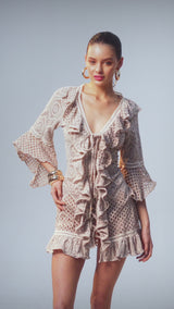 Isabel Dress Nude Lace