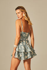 Fete Dress in Western Print