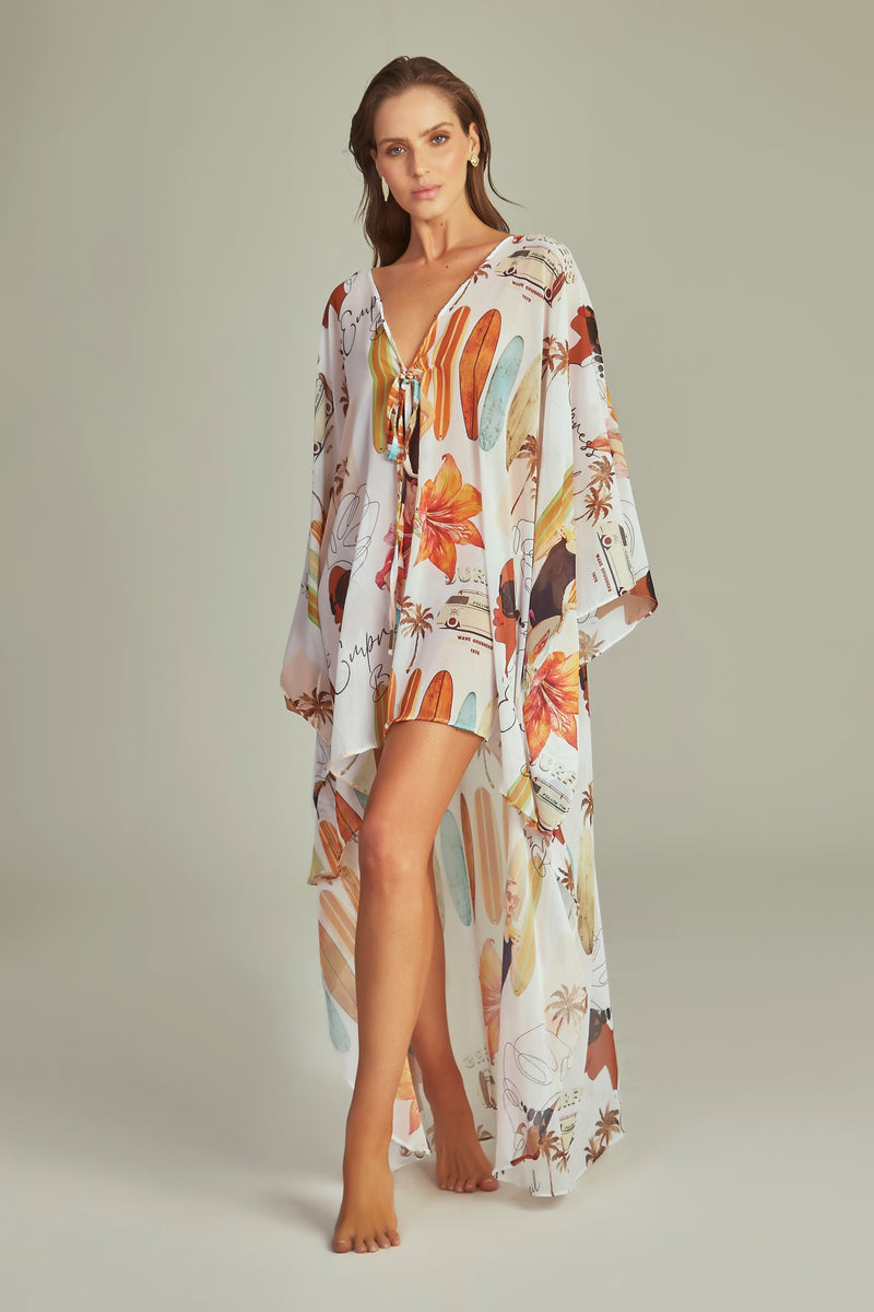 Maresias Kaftan Pop Art Print