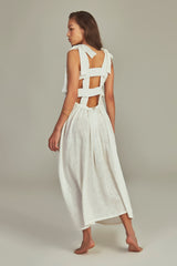 Bleeker Dress Off White