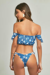 Paola Bikini Denim Star Print - Empress Brasil International